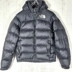 人気✨️L ノースフェイス ヌプシ ダウンジャケット 700フィル 黒 フード