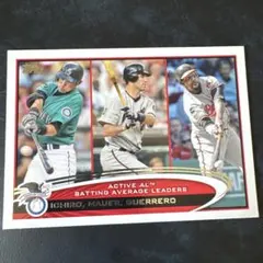 イチロー マウアー グレロ バッティングリーダー ICHIRO