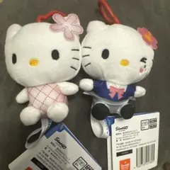 ち*き様 ハローキティ カラビナ付きマスコット 2個