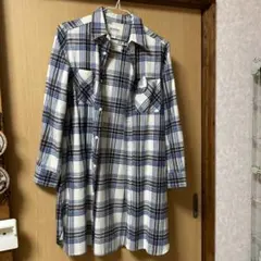 お値下げしました！フランネル長袖シャツチュニック