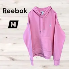 Reebok✨【M】プルオーバーパーカー ♡ピンクが可愛い♡フォロー割⭐️