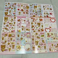 リラックマ　ジャンボカードダス　シール　サンエックス　当時物　平成レトロ