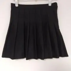 ブラック プリーツスカート インパン付き　Lサイズ