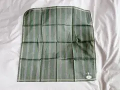 【Polo Club】緑色 ストライプ ハンカチ