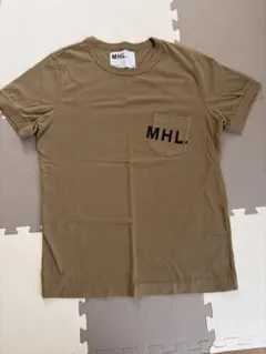 MHL. ポケット付きロゴTシャツ カーキのサムネイル