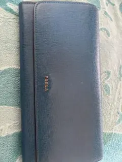 FURLA 青 長財布