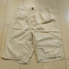 ベージュ ハーフパンツ 140cm ポケット付き