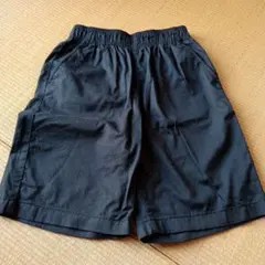 GU ハーフパンツ 黒 150