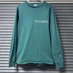 Champion WYOMING 長袖カットソー グリーン Mサイズ