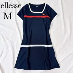 ellesse エレッセ テニスウェア ワンピース 半袖 ネイビー ロゴ Mのサムネイル