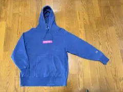 MILKFED. Champion フード付きパーカー ネイビー