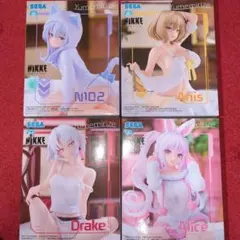 NIKKE:ニケ N102&アニス&ドレイク&アリスフィギュア4体セット