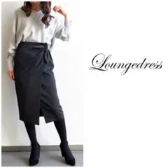 美品 Loungedress カシミヤ Vネック ニット プルオーバー F