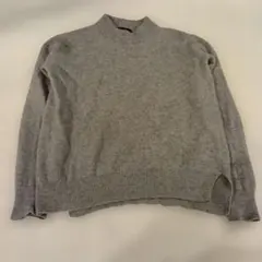 nano・universe ナノユニバース グレー ハイネック セーター