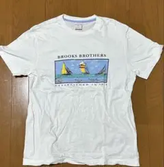 Brooks Brothers ホワイト Tシャツ M