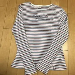 メゾピアノ　長袖Tシャツ　ロンT   ボーダー　160㎝