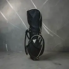 adidas アディダス　golf キャディバッグ 7分割　ブラック　フード付