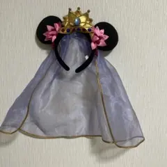 ディズニー／カチューシャ／ベール付き／アラジン／ジャスミン／ミニー