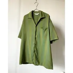 希少 vintage 50s 60s レーヨン オンブレ シャークカラーシャツ