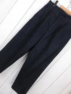 【値下げ】ユナイテッドアローズ　デニム ワイドパンツ　インディゴ　W８０㎝　S