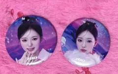 NiziU リオ ポプスト缶バッジ２種コンプ（オマケ付）