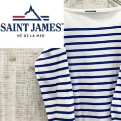 FA364《フランス製》セントジェームス　長袖Tシャツ　ワンポイント織タグ