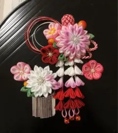 つまみ細工髪飾り　七五三