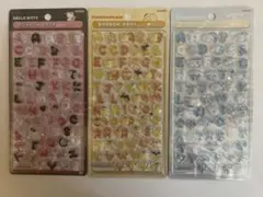 【正規品】サンリオ　文字　ボンボンドロップシールmoji sanrio