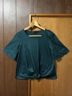 【美品】UNTITLED 半袖Tシャツ サイズ2 ディープグリーン日本製Mサイズのサムネイル