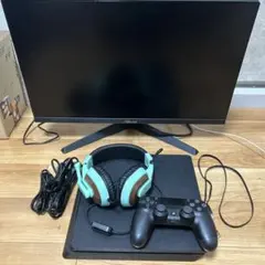 PS4本体（500G）＋ASUS モニター➕コントローラー2個セット - メルカリ