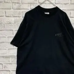 USA製90sヴィンテージTシャツ！シングルステッチ　ブラック半袖古着XL24