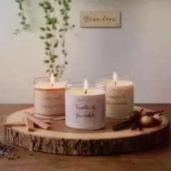 3本セットアロマキャンドル
