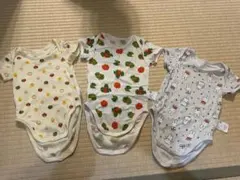 UNIQLO ベビー　80 肌着3点セット ボディスーツ