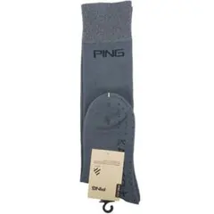 【新品】PING ピン KAMITO ハイソックス 靴下 グレー 灰色