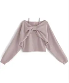 【新品・タグ付き】GRLショート丈カーディガンXキャミソールニットアンサンブルM