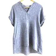 23区 × LIBECO 麻 リネン チュニック カットソー 42T