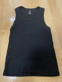 コンビニエンスウェア リブタンクトップ 黒