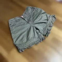 メゾピアノ 裾フリル ショートパンツ130.140