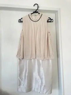 ストロベリーフィールズ パーティードレス M ベージュ