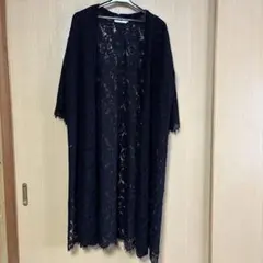 【AZUL】レースロングカーディガン