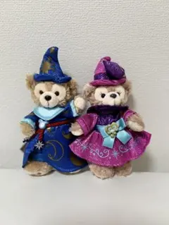 ダッフィー&シェリーメイ 東京ディズニーシー10周年　ぬいぐるみバッジ