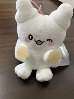 はなまるおばけ　マスコットぬいぐるみ　紐付き