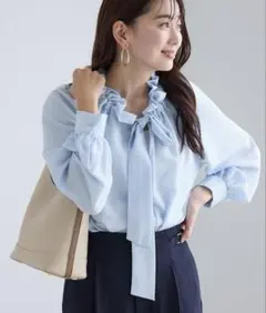 ネックコンシャスデザインシャツ ロペピクニック