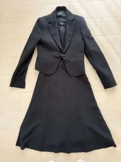 礼服　ブラック ワンピース　7号　3点セット