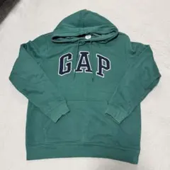 GAP パーカー グリーン ロゴ入り