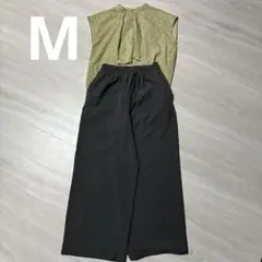 ワイドパンツ セットアップ