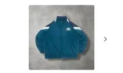 アンブロUMBRO古着ナイロンジャケット刺繍ジップアップパーカーR361'