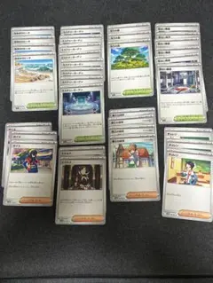 ポケモンカード 汎用カードセット　ゼイユ　活力の森　ミステリーガーデン　他