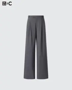 UNIQLO C タックワイドストレートパンツ