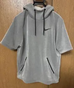 Nike DRI-FIT グレー フード付きパーカー
